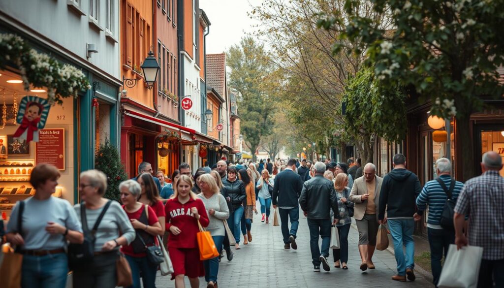 Einkaufen am verkaufsoffenen Sonntag in Minden