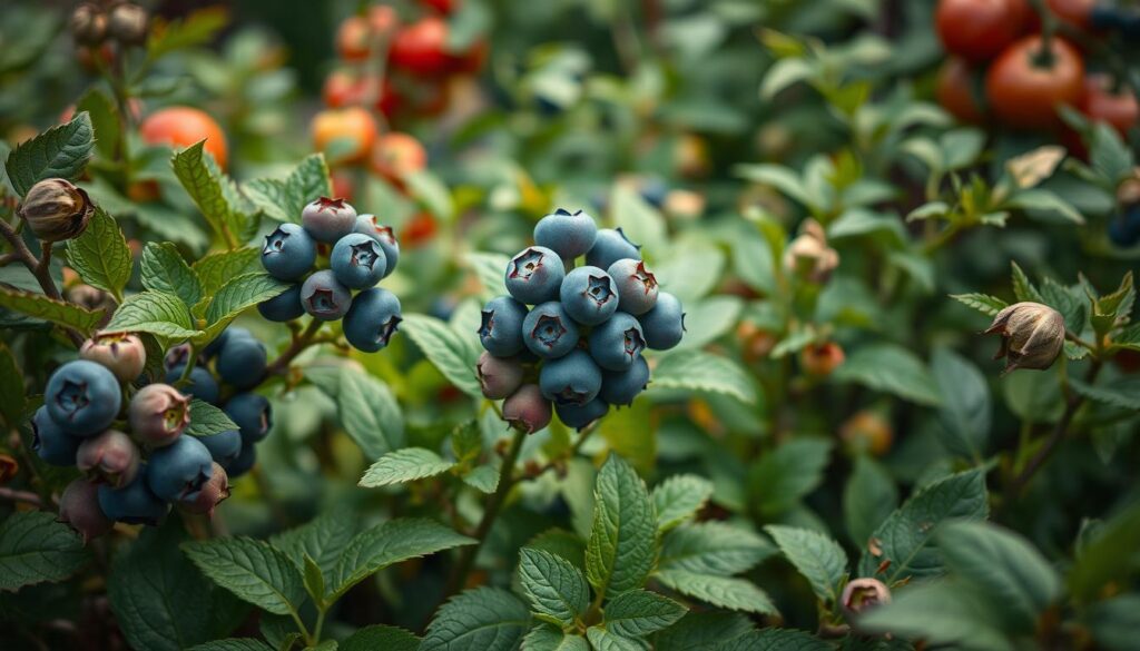 Schlechte Nachbarn für Heidelbeeren