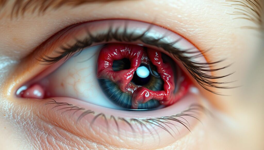 Warum platzen Adern im Auge?