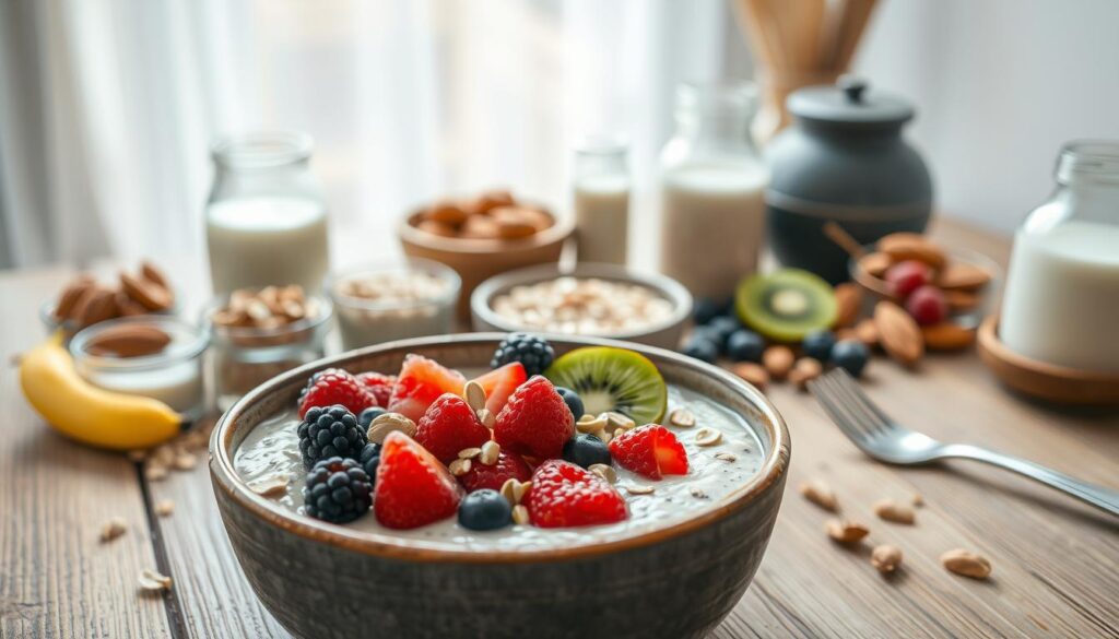 basisches Porridge basisches Porridge